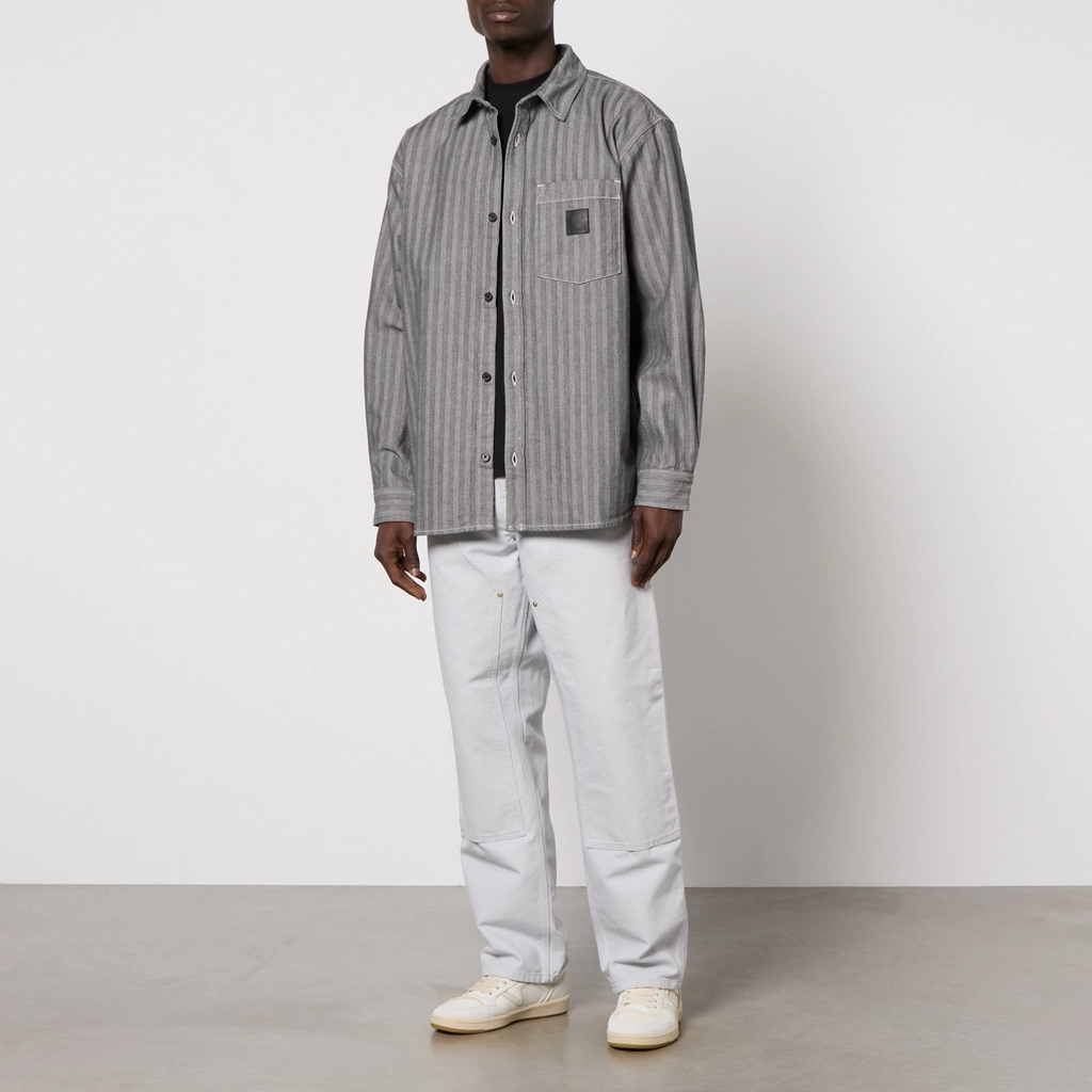 Carhartt WIP Menard Herringbone Denim Shirt Jacket - S